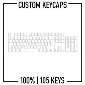 100% Custom Keycaps Set ( ISO | 105 Keys )