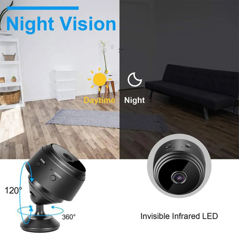 1080P IP Mini Infrared Night Wifi Wireless Camera for Home Security