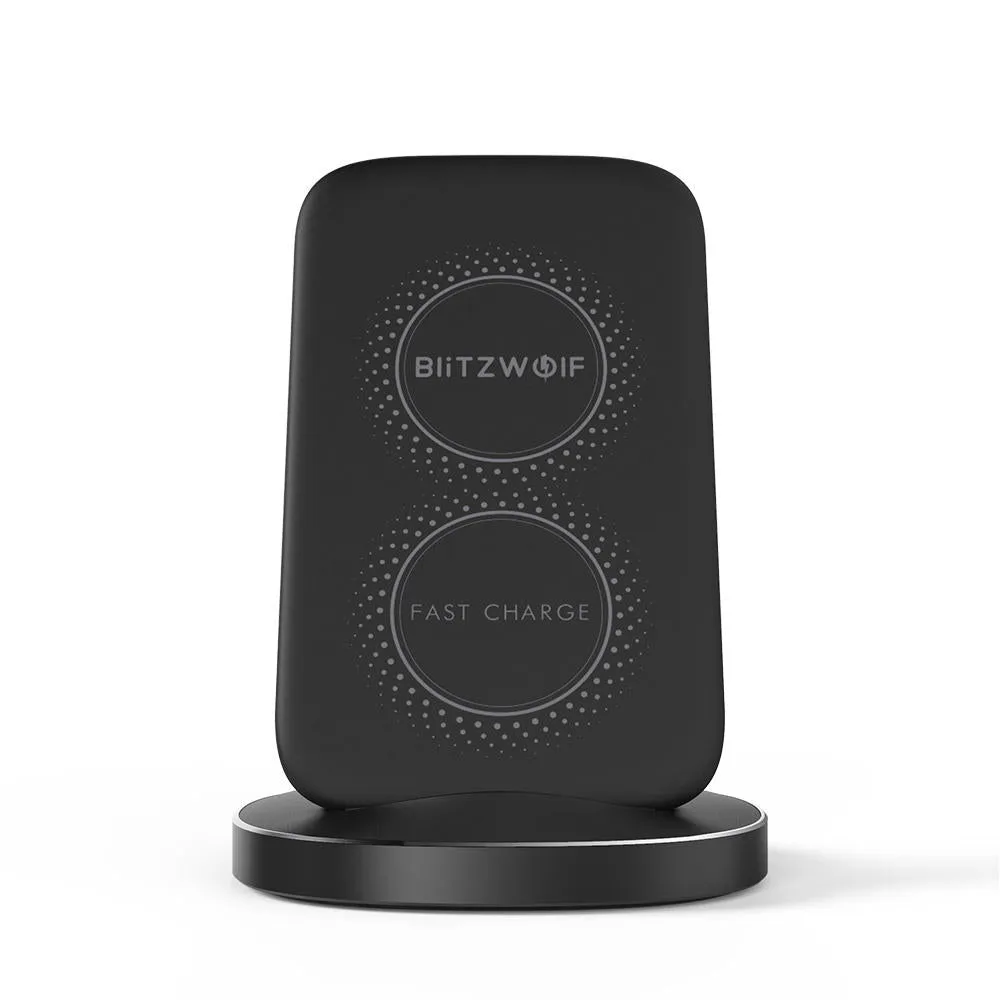 10W Dual Coils Wireless Fast Charger Pad Holder for Qi Enabled Smartphones