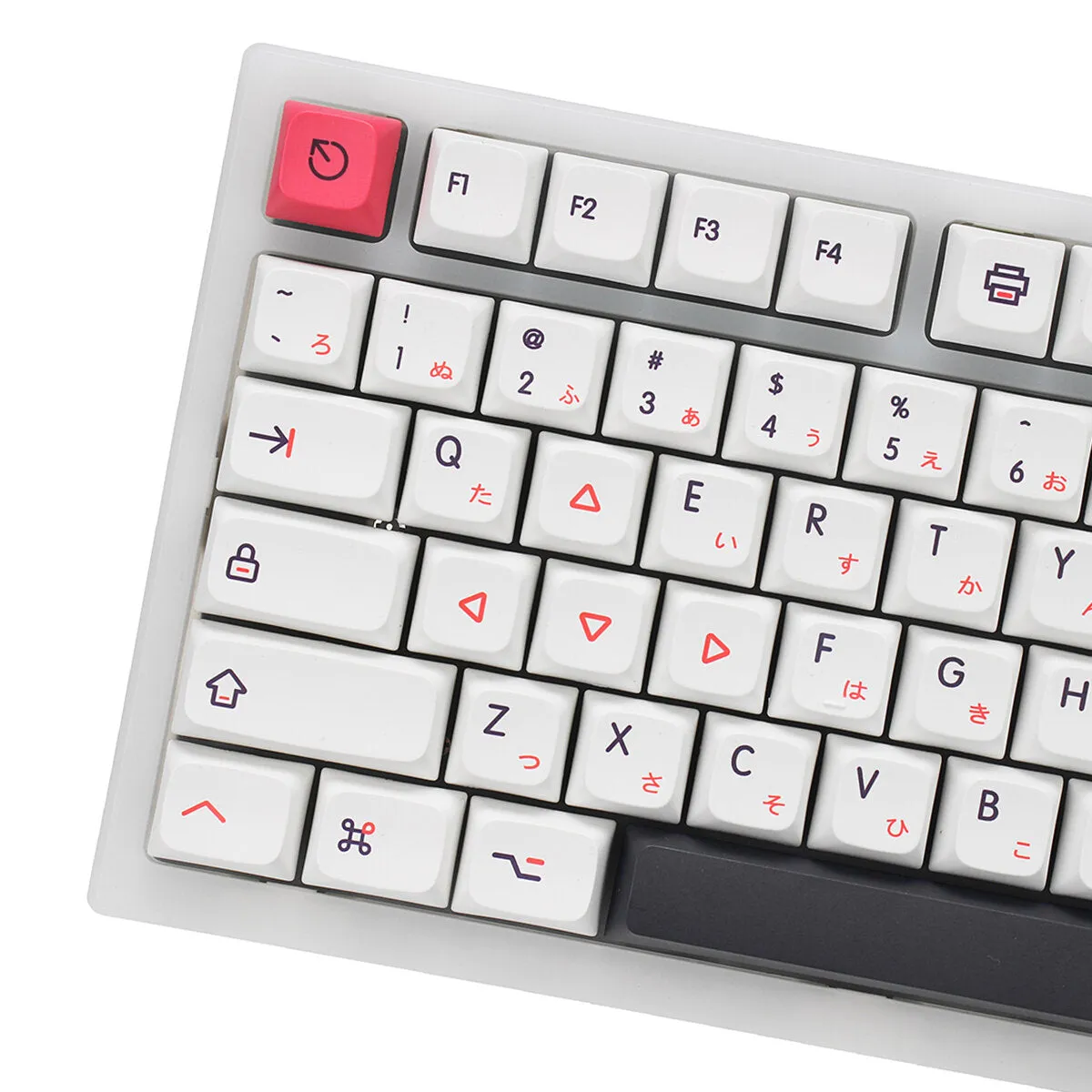 126 Keys KON MOMO PBT Keycap Set XDA Profile Sublimation Japanese Custom Keycaps for Mechanical Keyboards