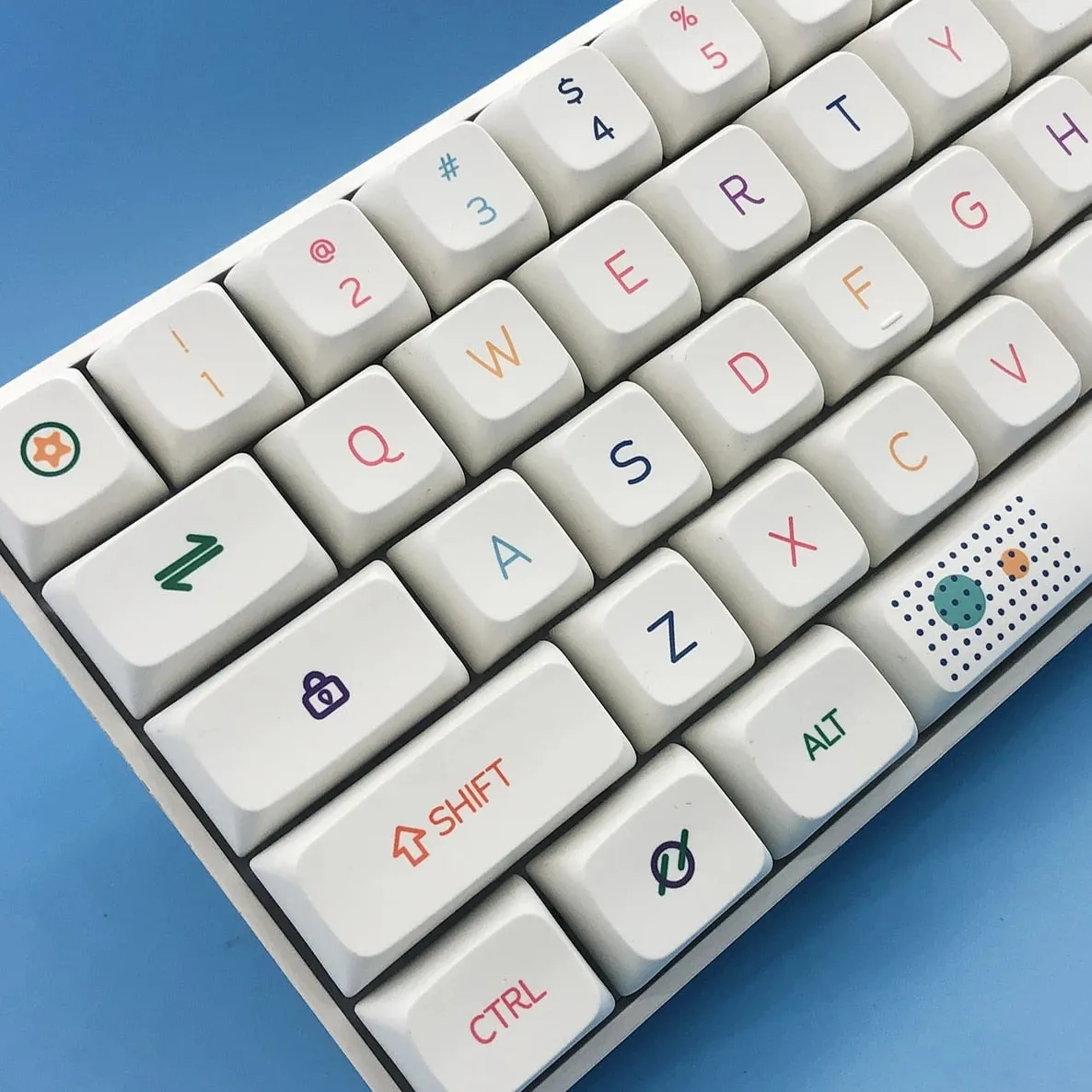 127keys PBT Keycap XDA Profile English Korean Thai |  RGB Mechanical Keyboard for Cherry MX Switch