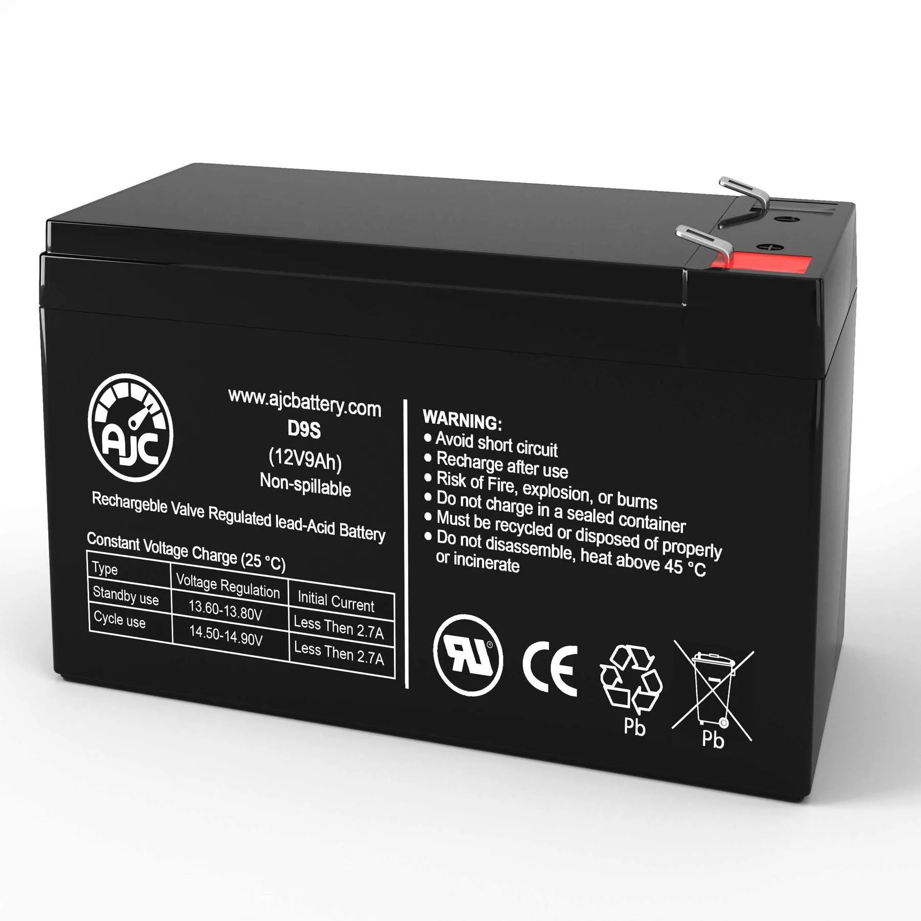 12V 9AH Replacement Battery For Ride-On Car