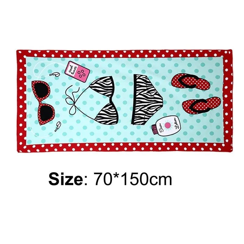 150x70cm Summer Microfiber Quick-drying Beach Towel Travel Blanket