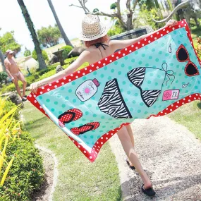 150x70cm Summer Microfiber Quick-drying Beach Towel Travel Blanket