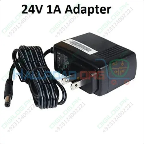 24v 1a Dc Power Supply Adapter 2.1mm x 5.5mm Plug Used