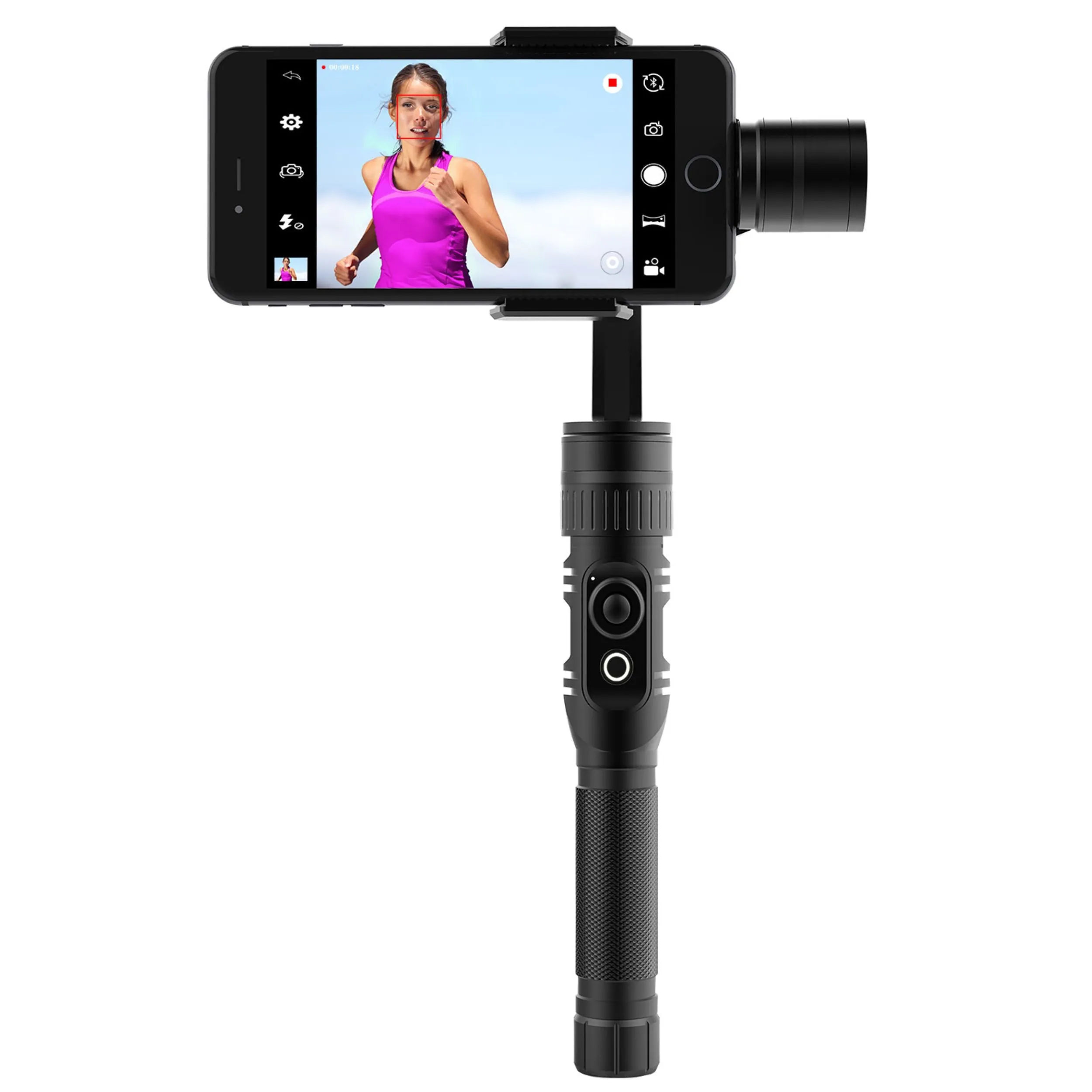 3-Axis Handheld Gimbal Stabilizer for Smartphones - Up to 6" Screen Size