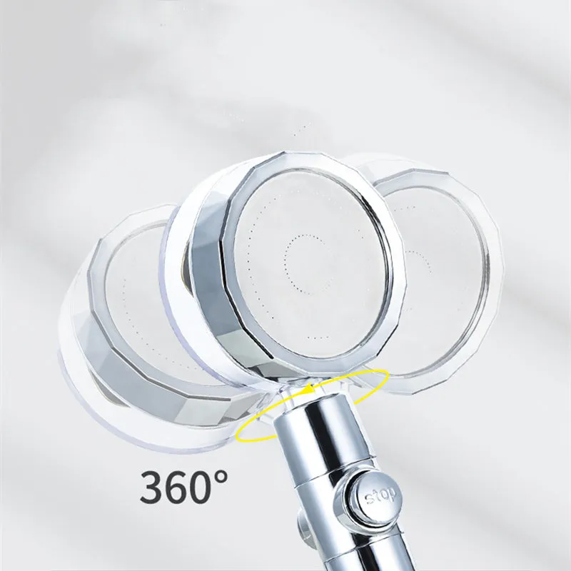 360 Degrees Rotating Propeller Driven High Pressure Shower