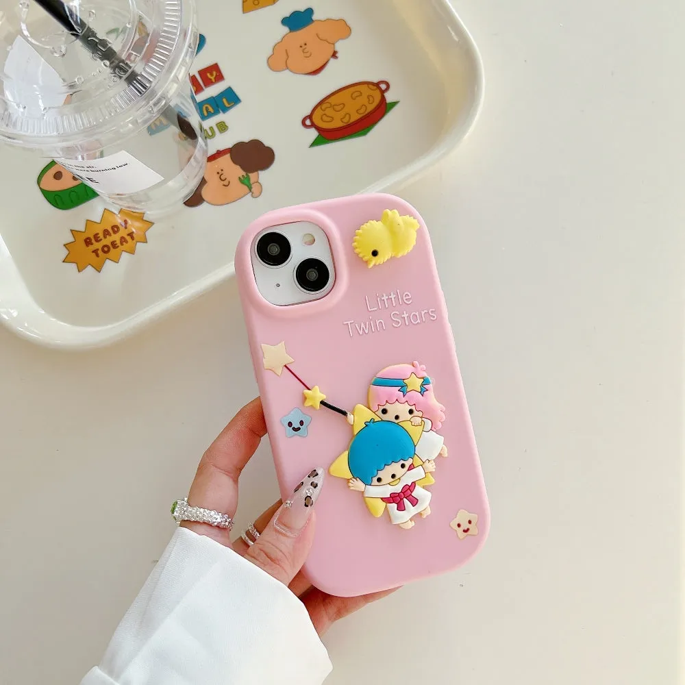 3D Spin Flower Silicone Soft Phone Case - Samsung M35 (5G)