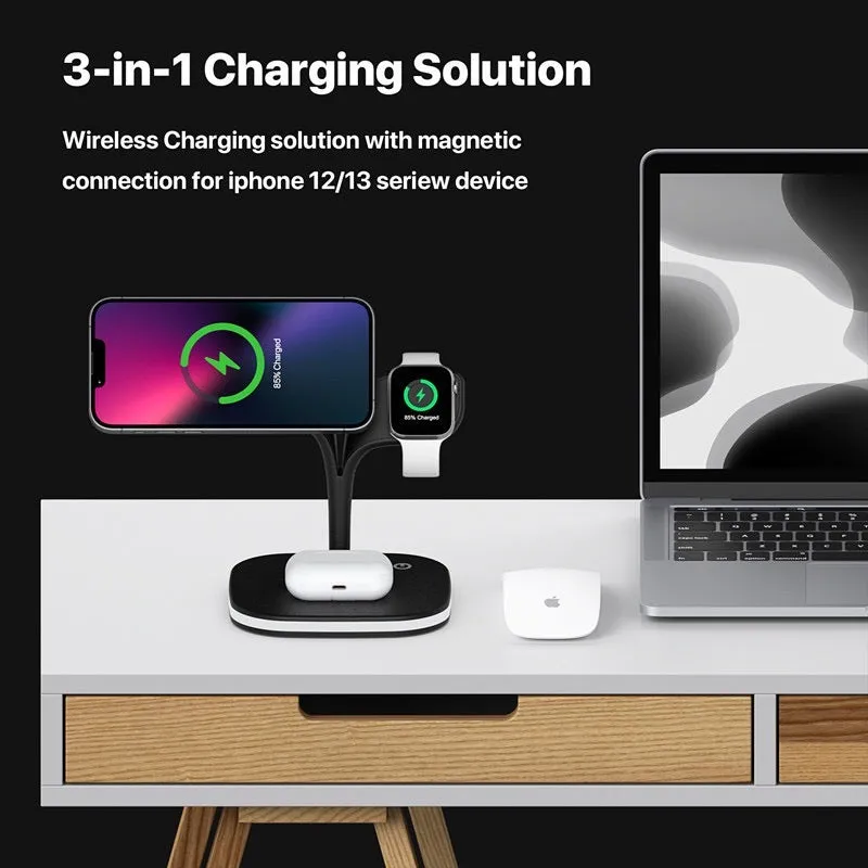 5-in-1 Magnetic Wireless Charging Station