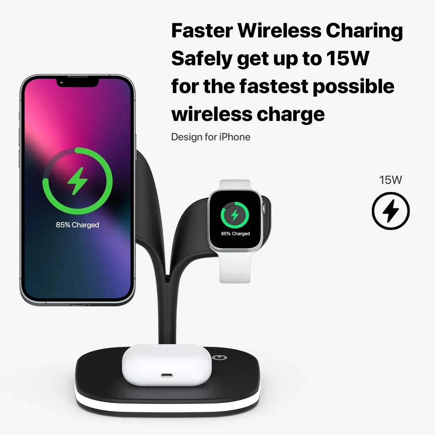 5-in-1 Magnetic Wireless Charging Station