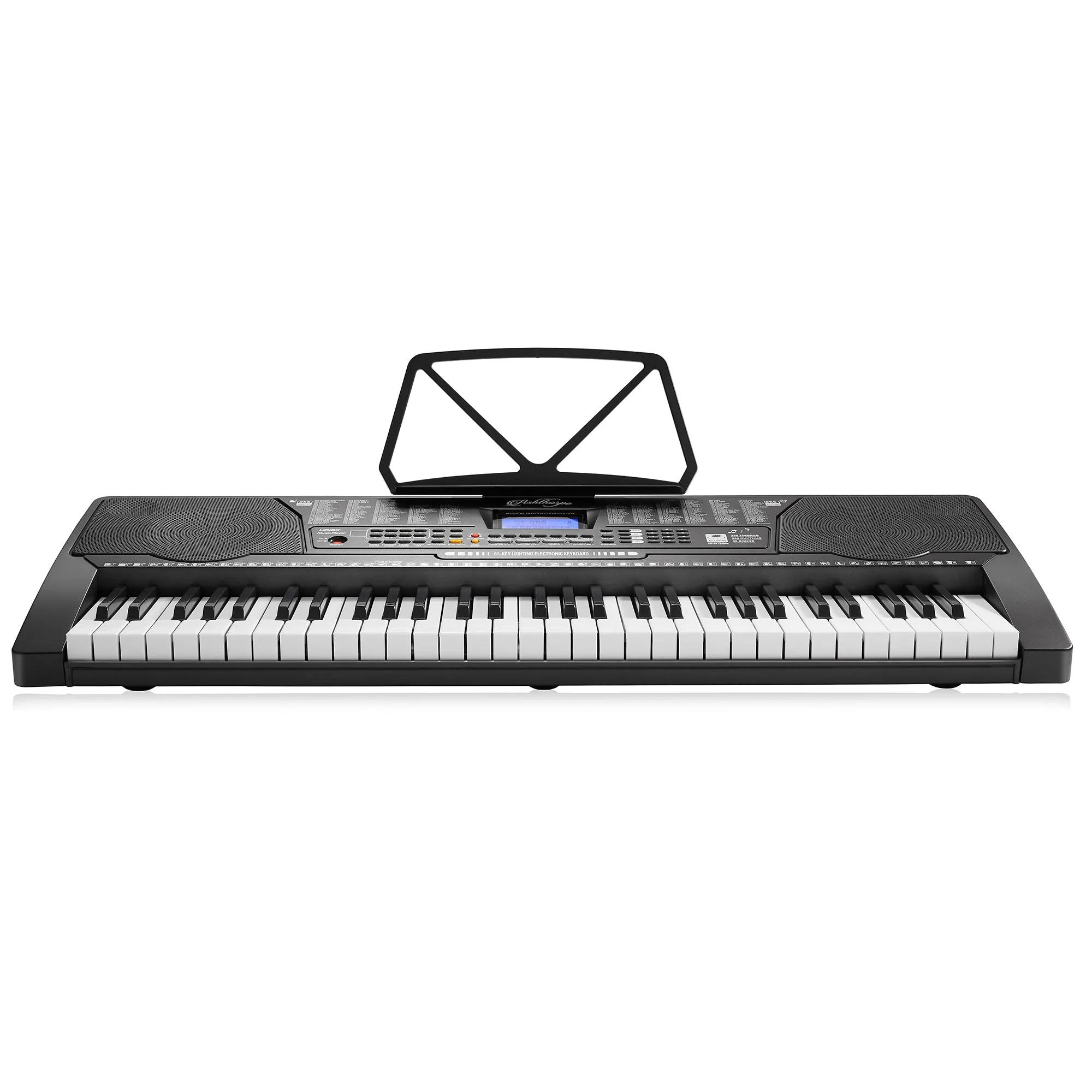 61-Key Digital Keyboard Piano with Light Up Keys - Beginner Kit