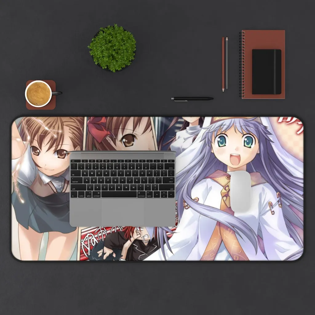 A Certain Magical Index Kamijou Touma, Mikoto Misaka, Kuroko Shirai, Kaori Kanzaki Mouse Pad (Desk Mat)