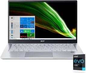 Acer Swift 3 Intel Evo Thin &amp; Light Laptop 14.0&quot; Full HD IPS Intel Core i7-1165G7 Intel Iris Xe Graphics 8GB LPDDR4X 512GB SSD Wi-Fi 6 Fingerprint Reader Back-lit KB SF314-511-7412