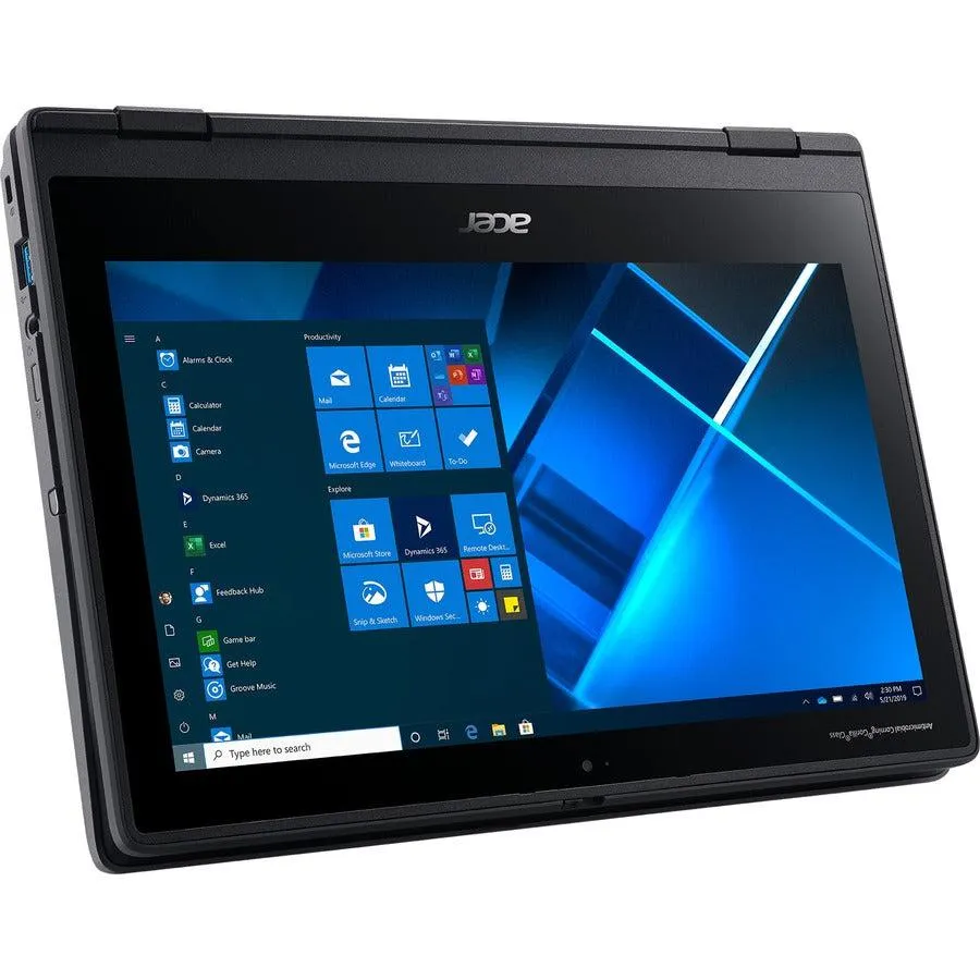 Acer Travelmate Spin B3 B311Rn-31-C4Su Hybrid (2-In-1) 29.5 Cm (11.6") Touchscreen Full Hd Intel® Celeron® N 4 Gb Ddr4-Sdram 128 Gb Ssd Wi-Fi 5 (802.11Ac) Windows 10 Pro Education Black