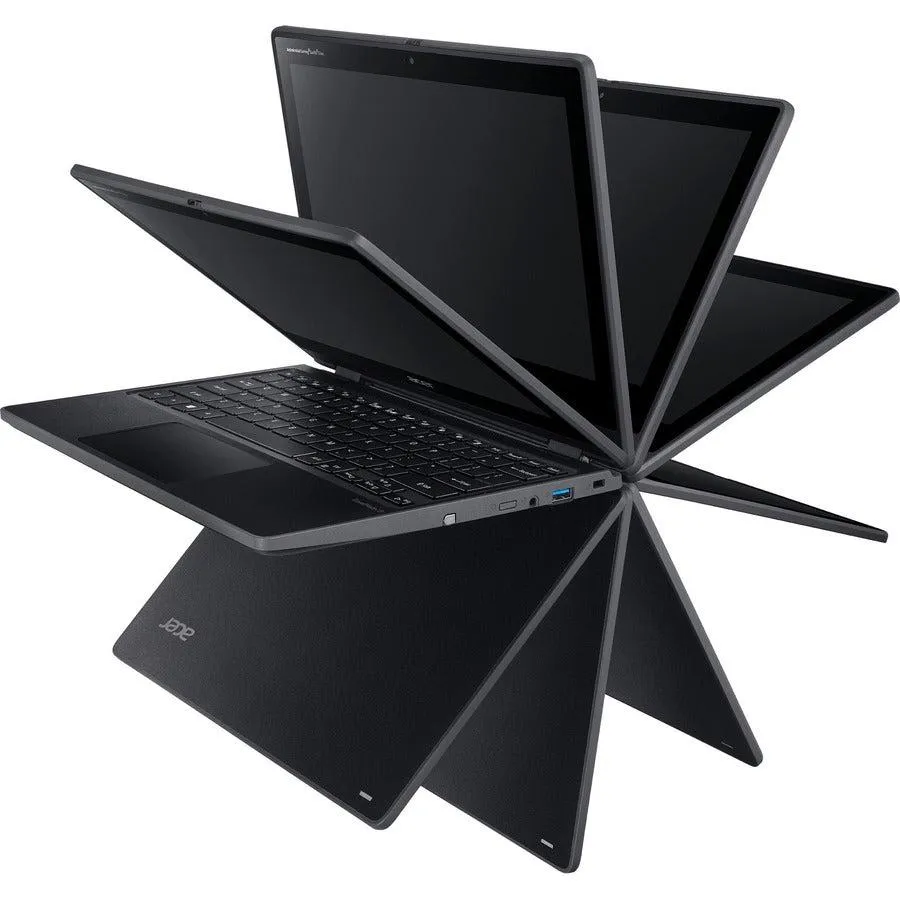 Acer Travelmate Spin B3 Tmb311R-31-C8Gz Hybrid (2-In-1) 29.5 Cm (11.6") Touchscreen Hd Intel® Celeron® N 4 Gb Ddr4-Sdram 64 Gb Flash Wi-Fi 5 (802.11Ac) Windows 10 Pro Black