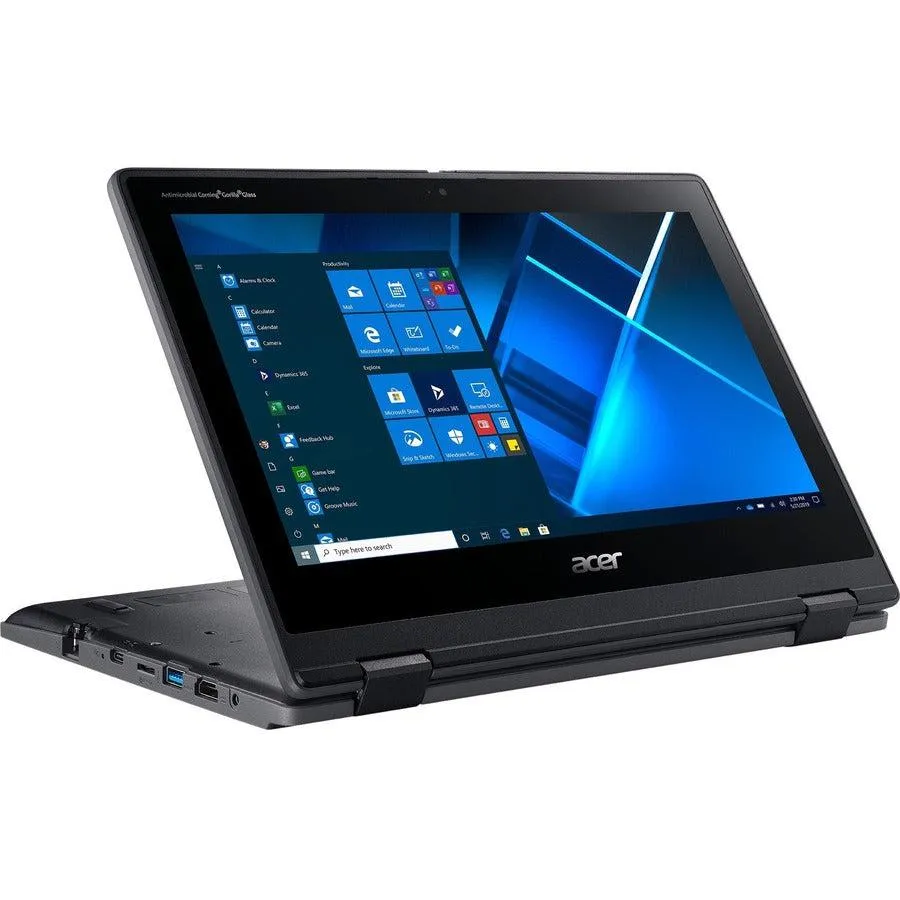 Acer Travelmate Spin B3 Tmb311R-31-C8Gz Hybrid (2-In-1) 29.5 Cm (11.6") Touchscreen Hd Intel® Celeron® N 4 Gb Ddr4-Sdram 64 Gb Flash Wi-Fi 5 (802.11Ac) Windows 10 Pro Black