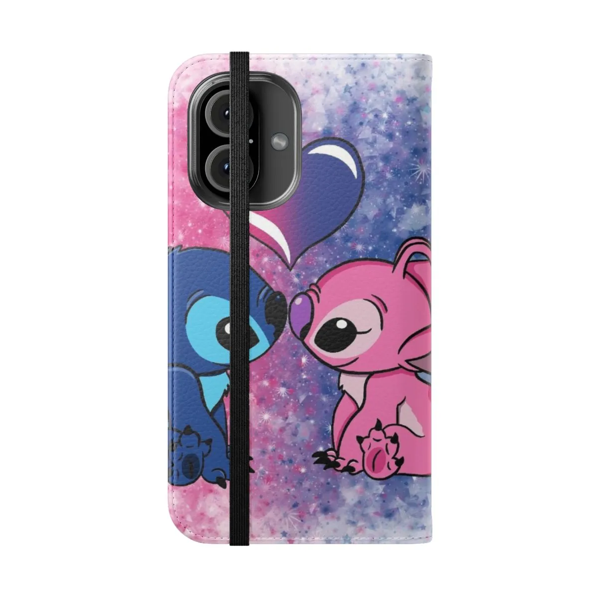 Adorable Stitch and Angel Couple Phone Case