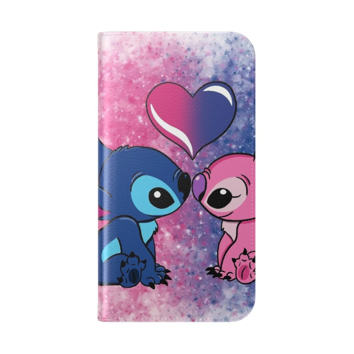 Adorable Stitch and Angel Couple Phone Case