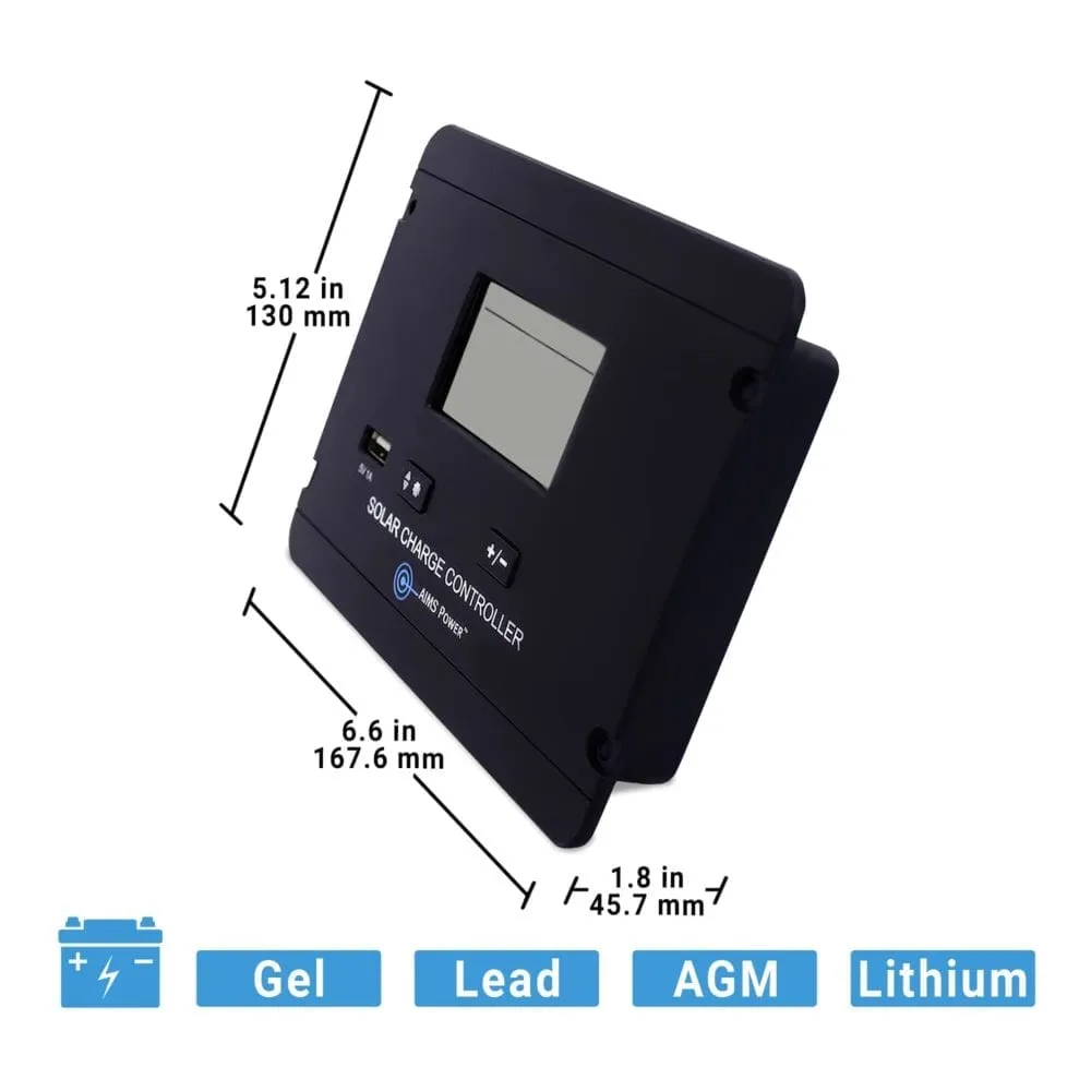 AIMS Power 24VDC Off-Grid Solar Kit | 480 Watt Solar   2500 Watt Modified Sine Inverter