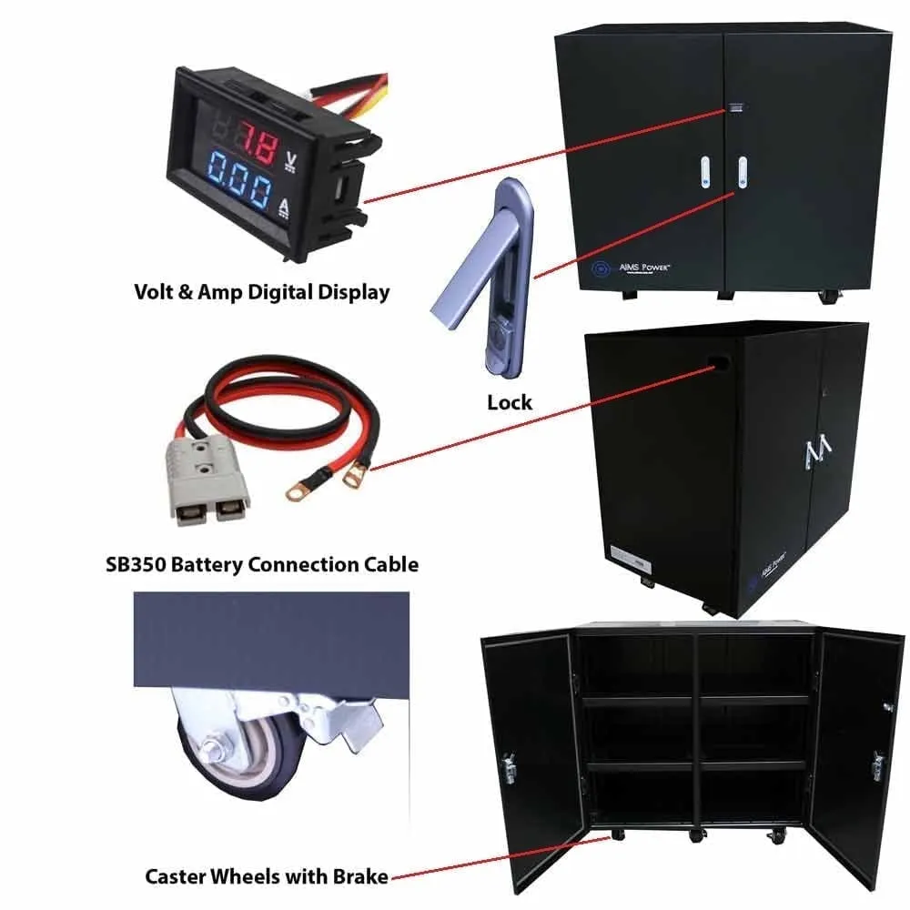 AIMS Power 48VDC Off-Grid Solar Kit | 3960 Watt Solar   6000 Watt Pure Sine Inverter Charger