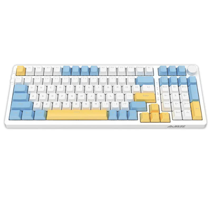 Ajazz AK992 Summer Blue Special Edition Wireless Mechanical Keyboard