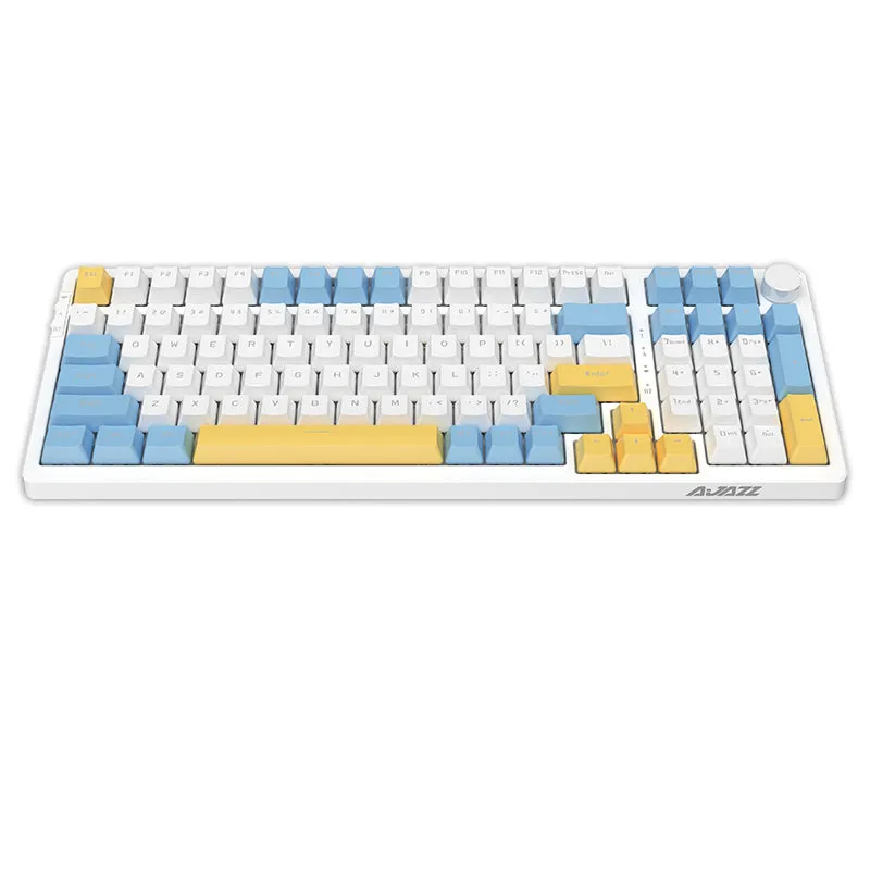 Ajazz AK992 Summer Blue Special Edition Wireless Mechanical Keyboard