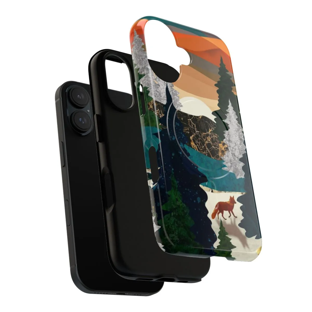 Amber Fox Nature-Inspired Phone Case