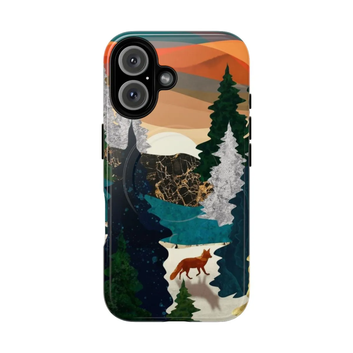 Amber Fox Nature-Inspired Phone Case