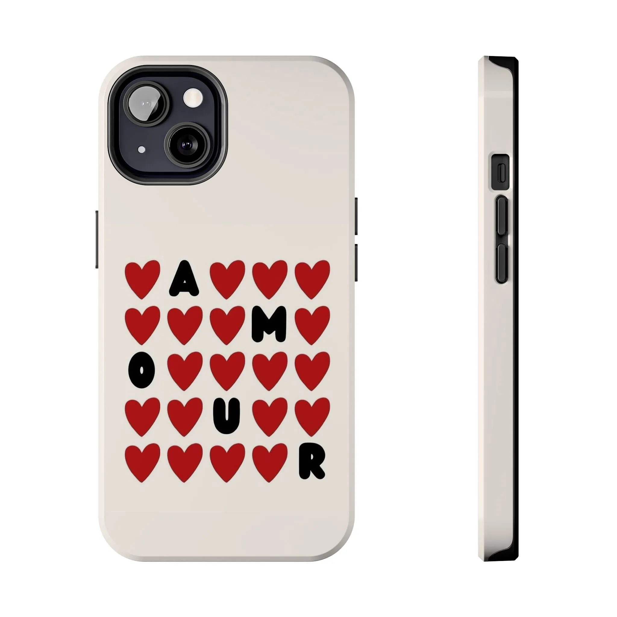 Amour Valentines Hearts Tough iPhone Cases