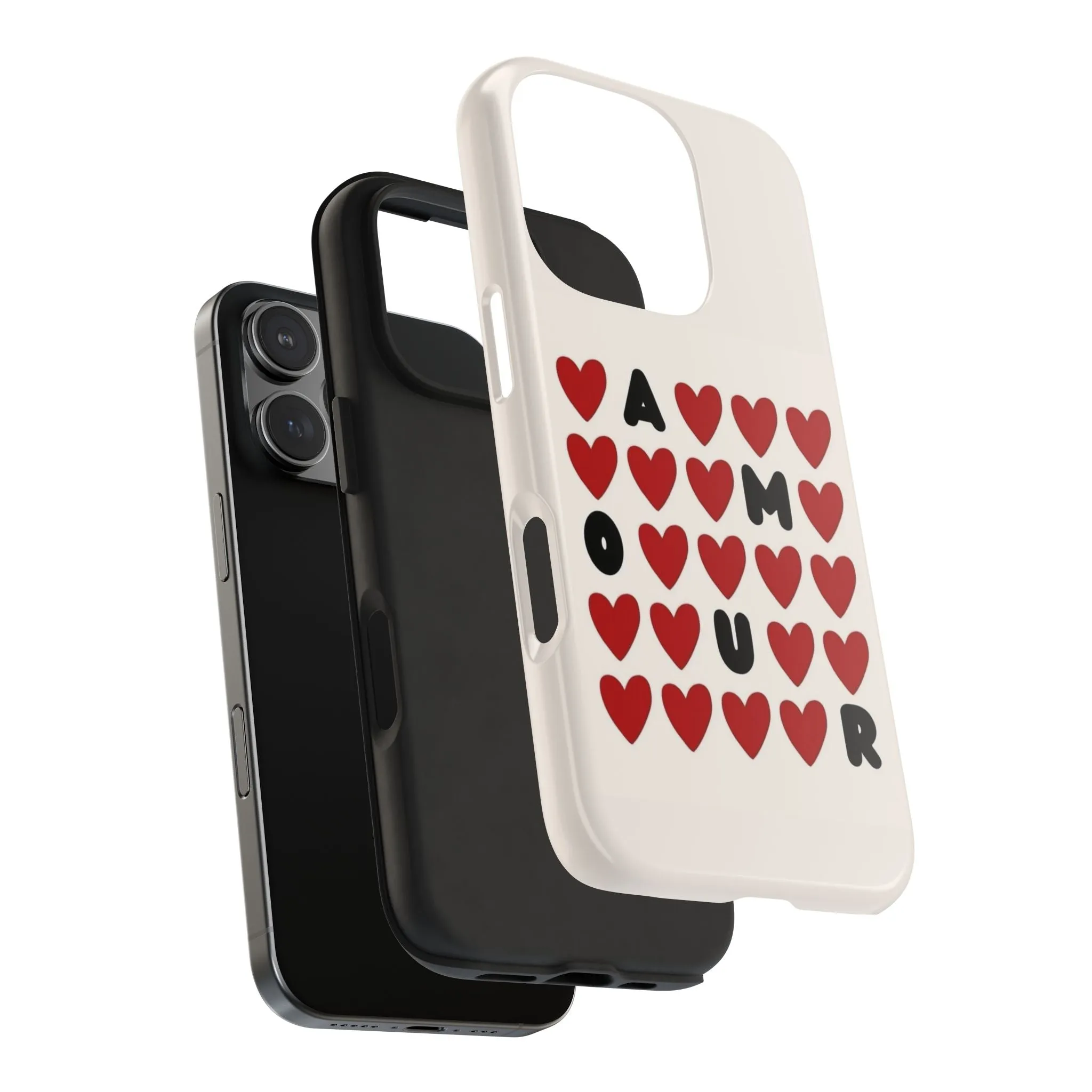 Amour Valentines Hearts Tough iPhone Cases