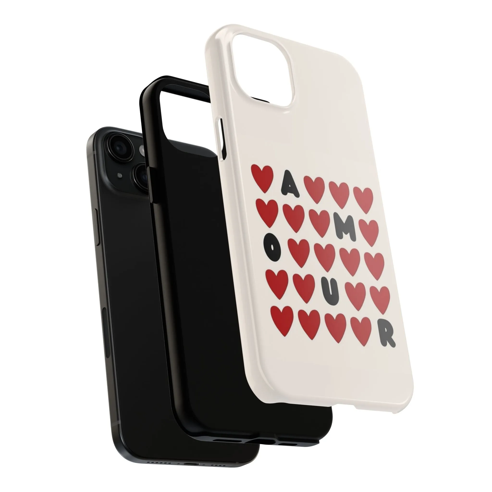 Amour Valentines Hearts Tough iPhone Cases