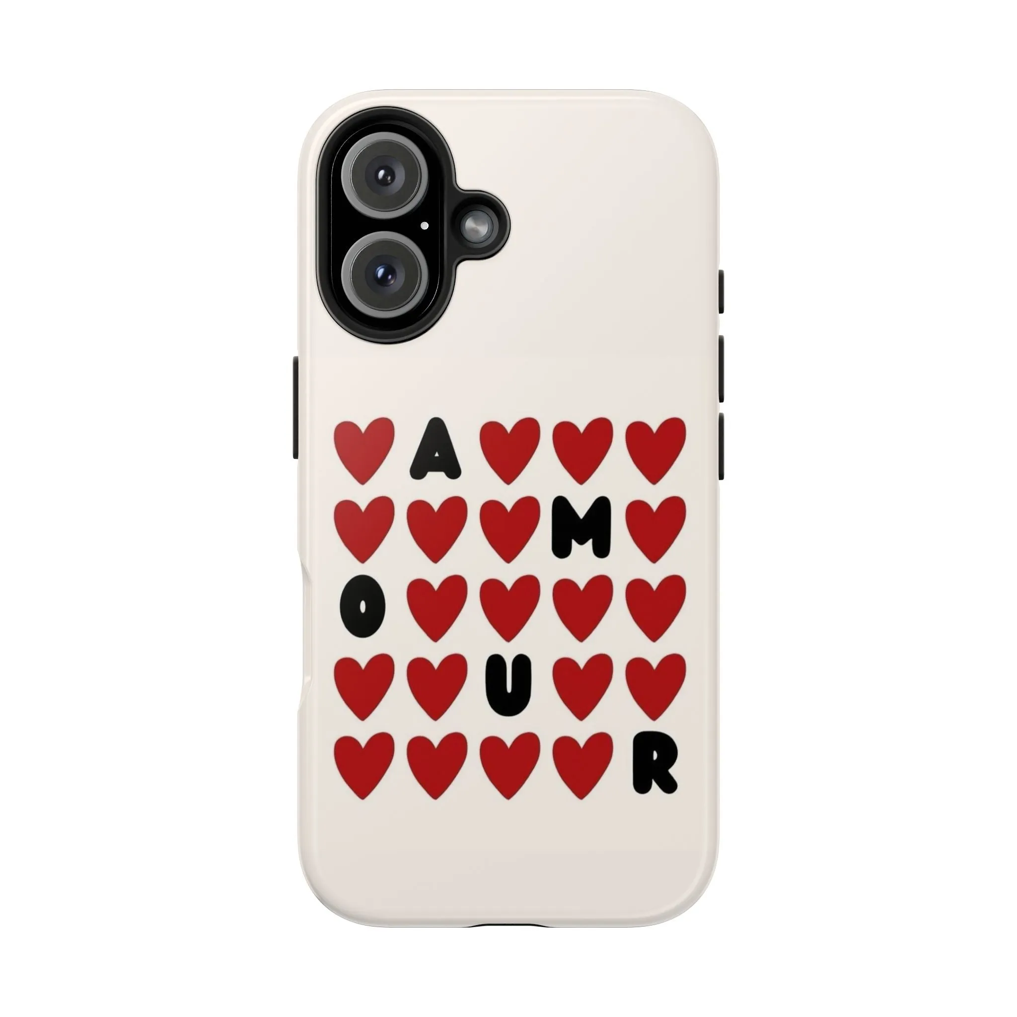 Amour Valentines Hearts Tough iPhone Cases