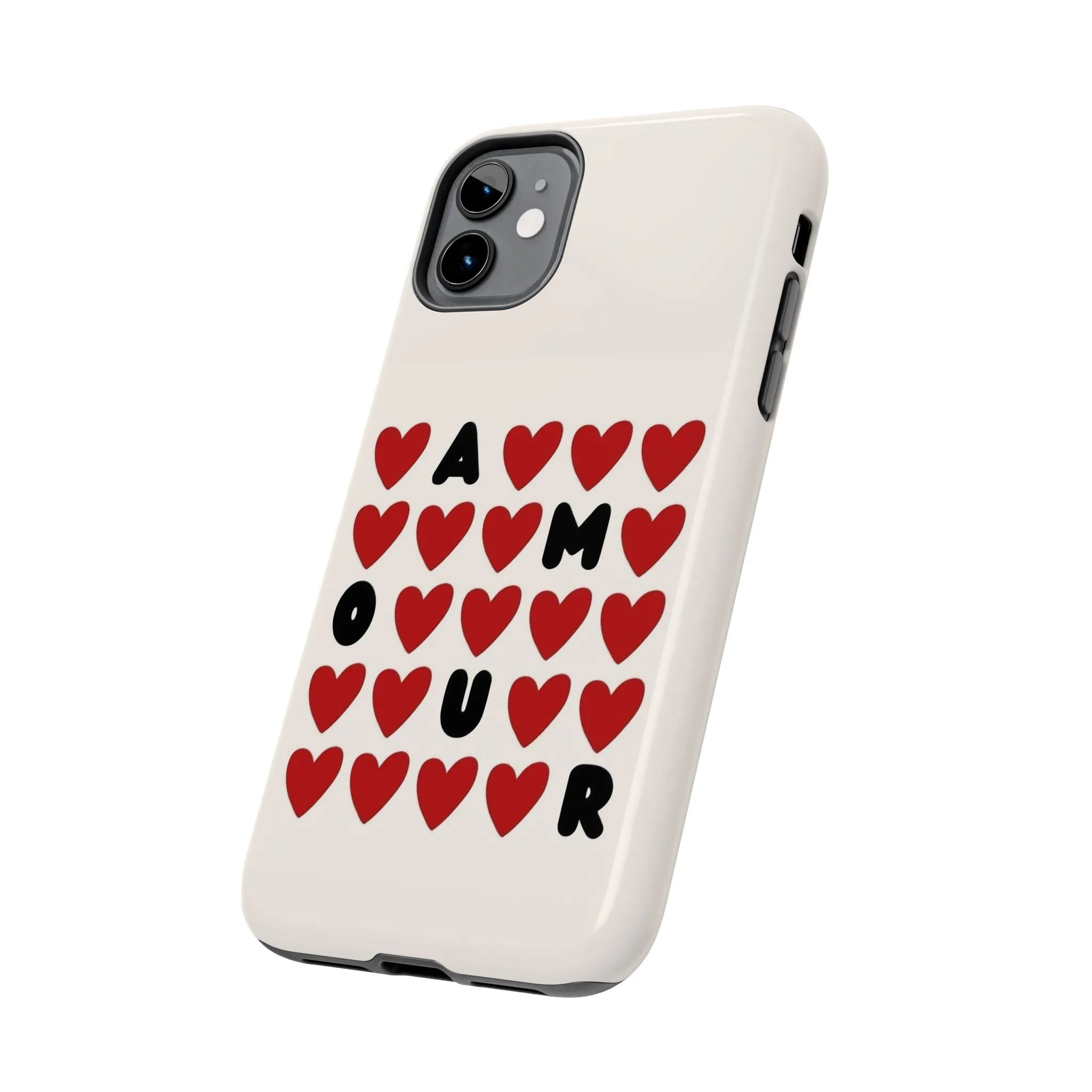 Amour Valentines Hearts Tough iPhone Cases