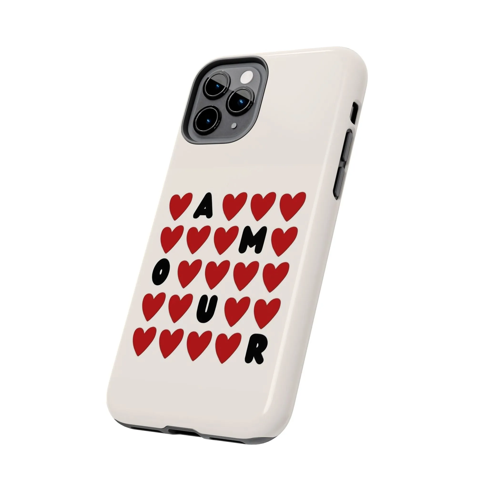 Amour Valentines Hearts Tough iPhone Cases