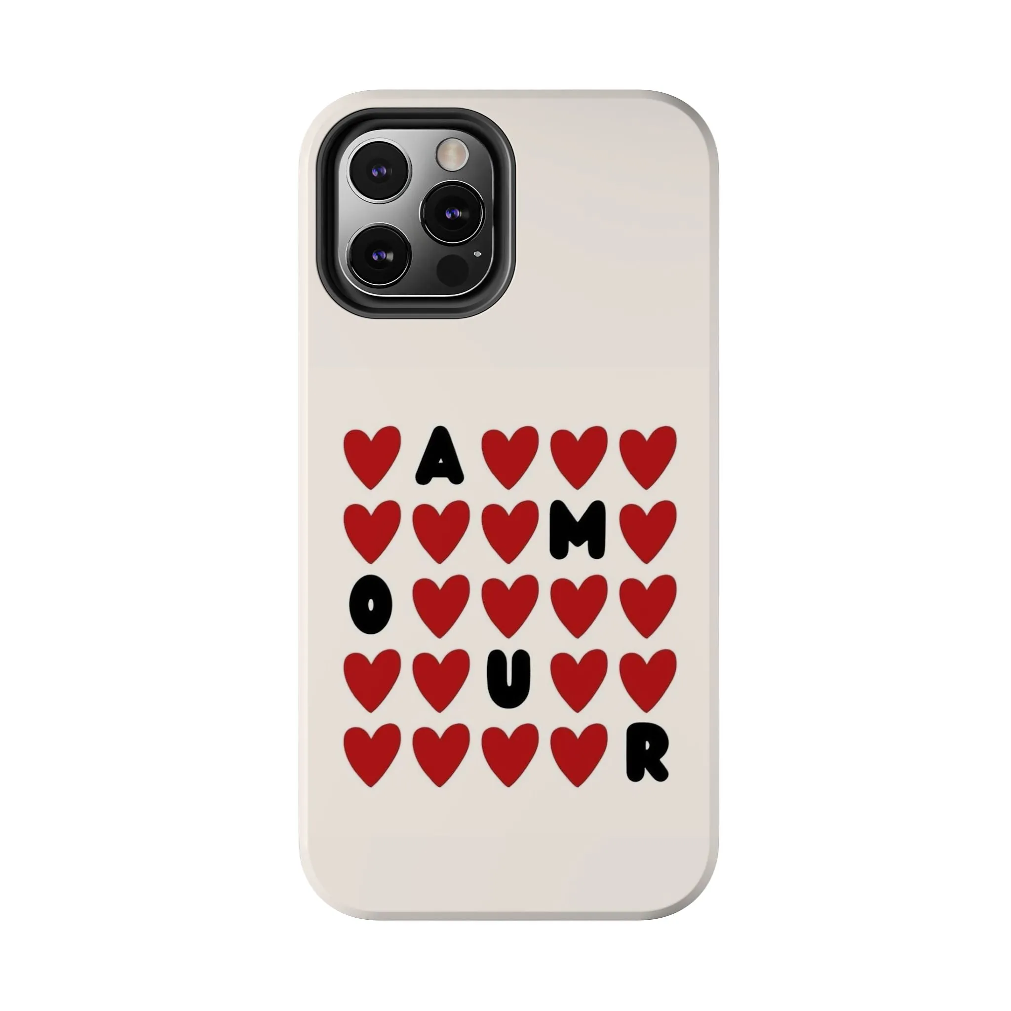 Amour Valentines Hearts Tough iPhone Cases