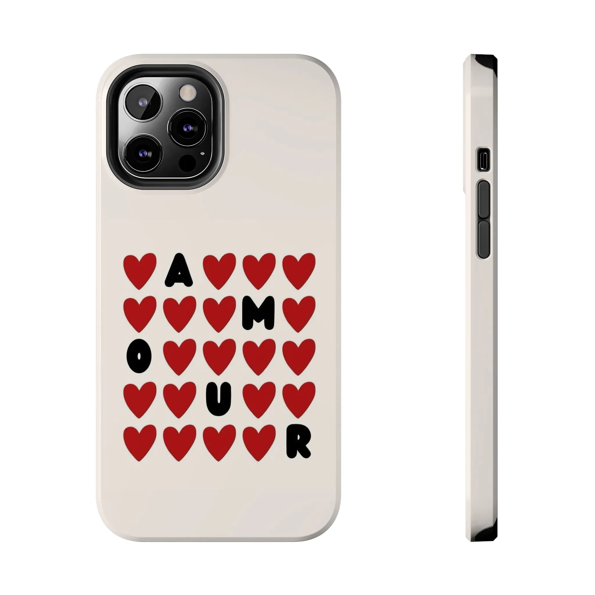 Amour Valentines Hearts Tough iPhone Cases