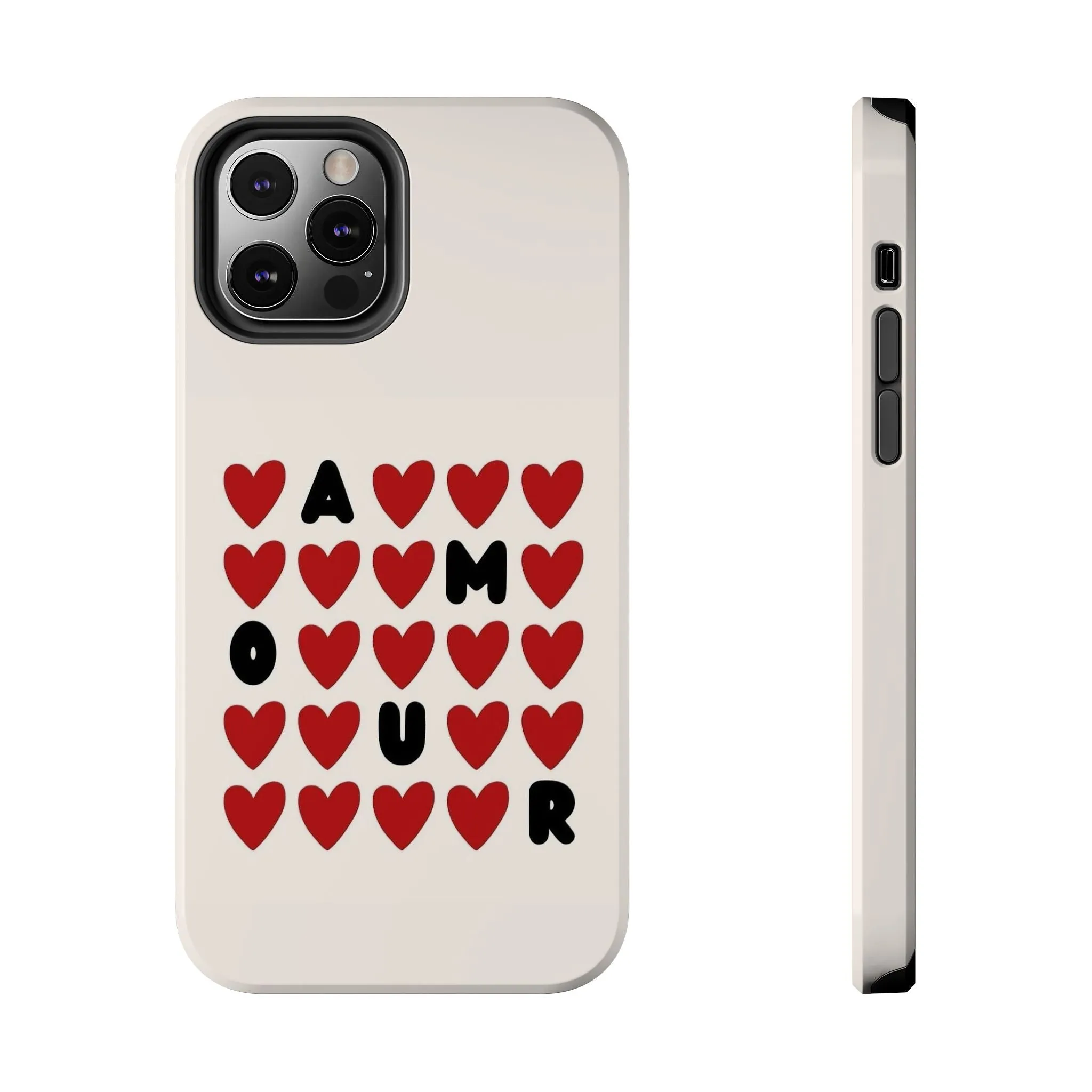 Amour Valentines Hearts Tough iPhone Cases