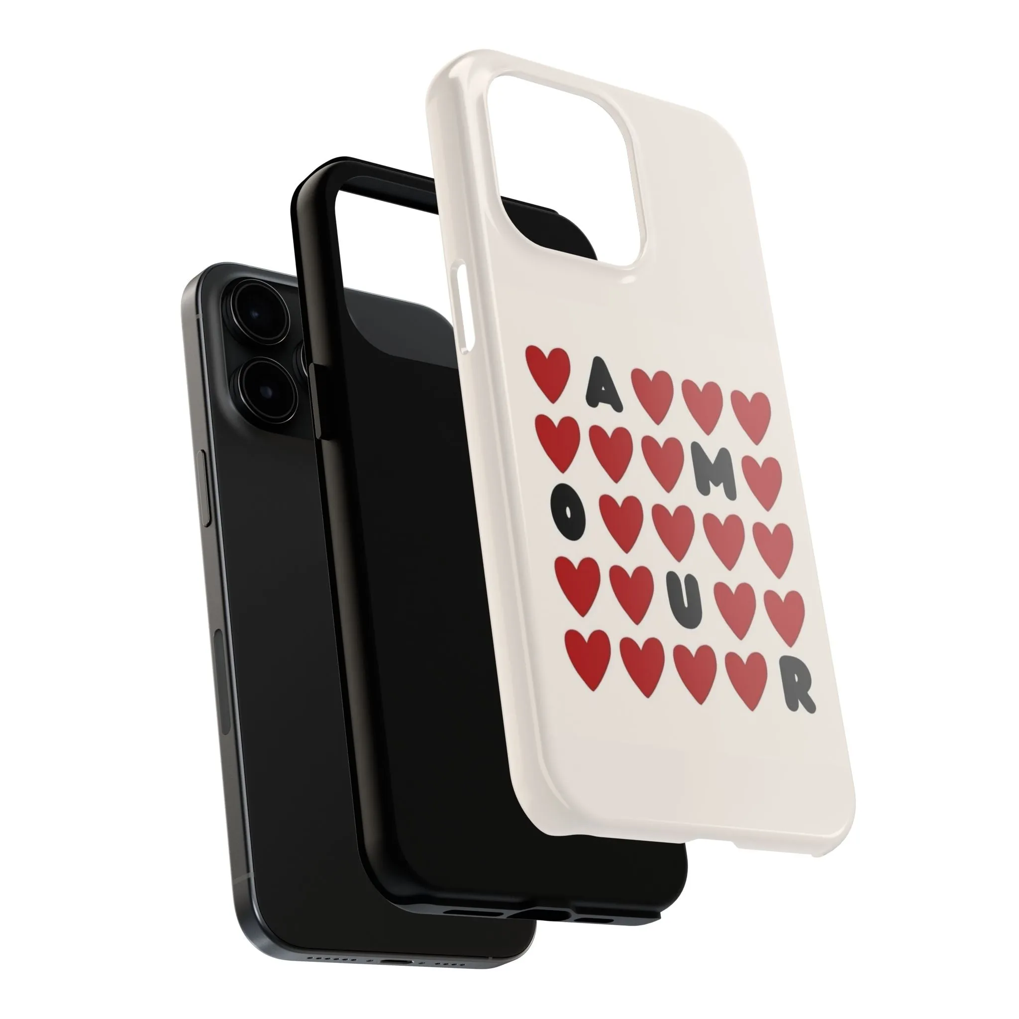 Amour Valentines Hearts Tough iPhone Cases