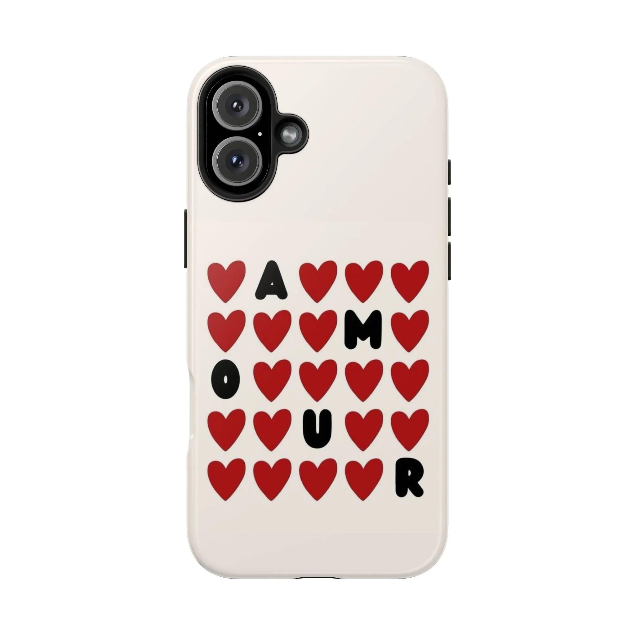 Amour Valentines Hearts Tough iPhone Cases