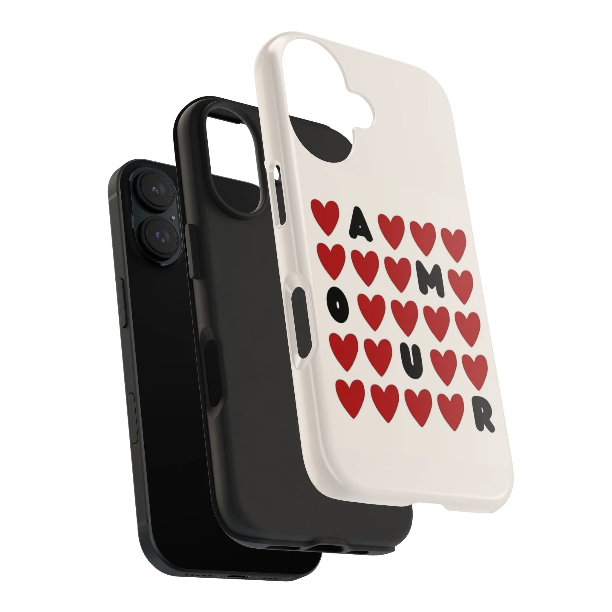 Amour Valentines Hearts Tough iPhone Cases