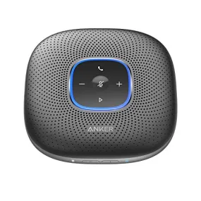 Anker PowerConf Bluetooth Speakerphone, 6 Mics, Enhanced Voice Pickup, 24H Call Time, Bluetooth 5, USB C, Zoom Certified Bluetooth Conference Speaker, Compatible with Leading Platforms For Home Office