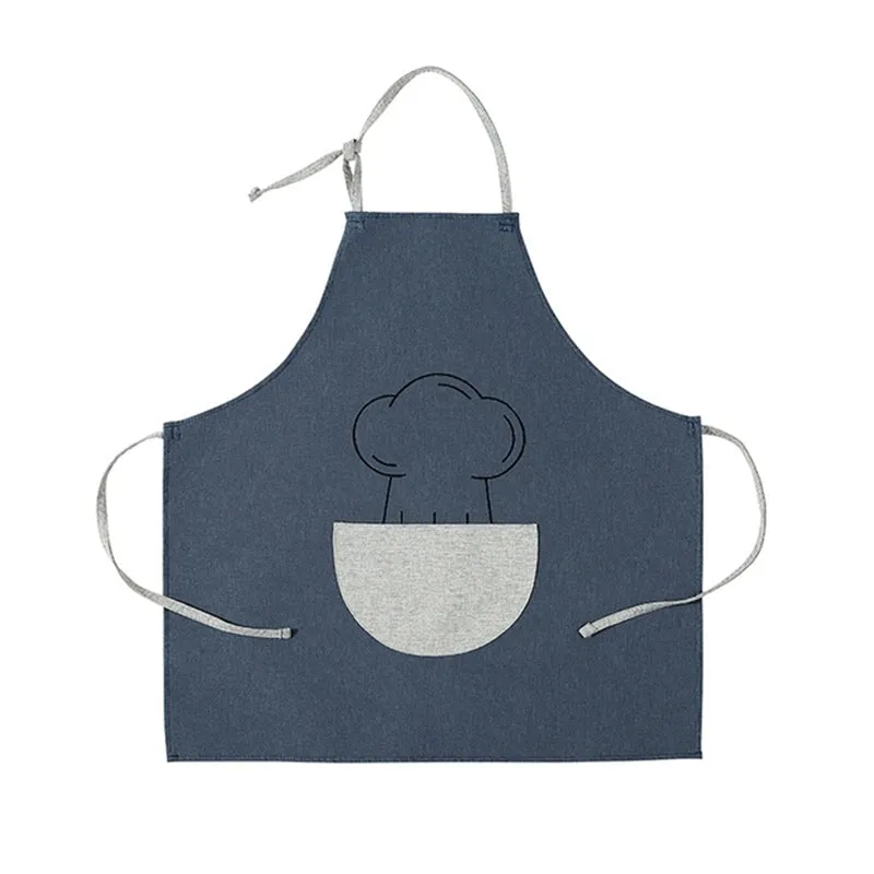 Anti-fouling and Oil-proof Kitchen Apron for Home Cooking and Baking BBQ