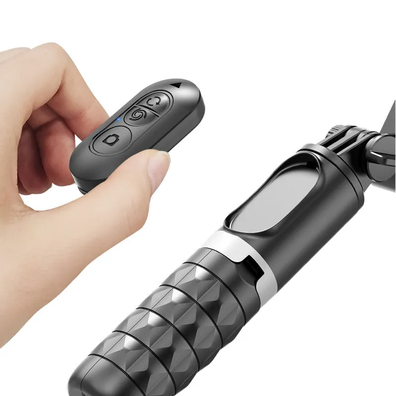 Anti-Shake Gimbal Stabilizer Selfie Stick for Live Streaming, 360° Rotating