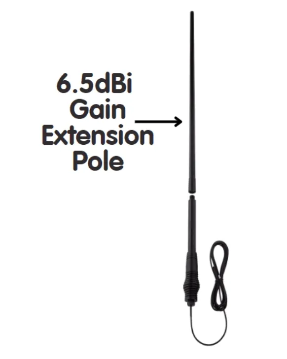 ANU1200 2-in-1 All-Terrain UHF CB Antenna for low/high gain (3dbi/6.5dbi)