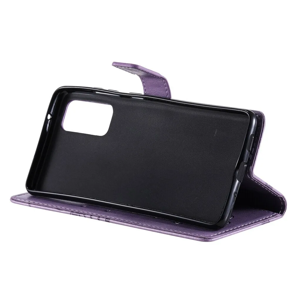 Anymob Samsung Flip Leather Case Wallet Cover Stand Cover