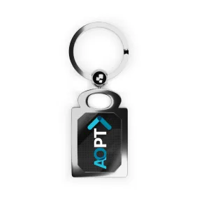 AOPT Rectangle Photo Keyring