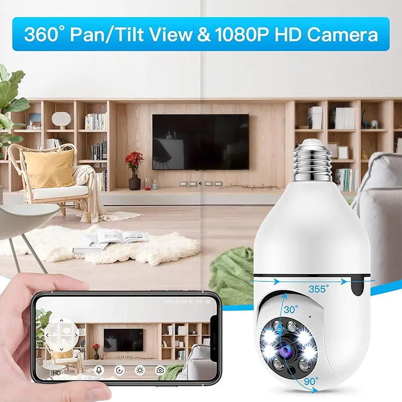 Automatic Tracking Wireless 360° Panoramic Light Camera