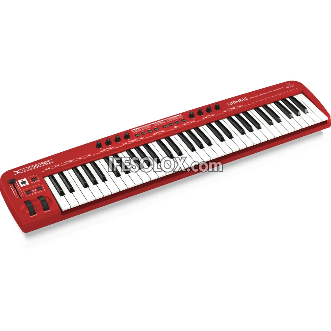 Behringer UMX610 U-CONTROL 61-Key USB/MIDI Controller Keyboard with Separate USB Audio Interface - Brand New