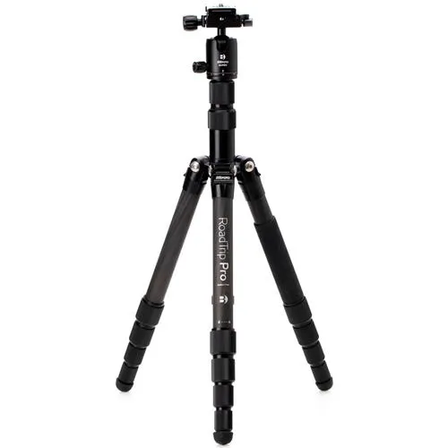 Benro MeFOTO BMRTPROCBLK RoadTrip Pro Carbon Fiber Series 1 Travel Tripod w/Ball Head & Monopod (Black)