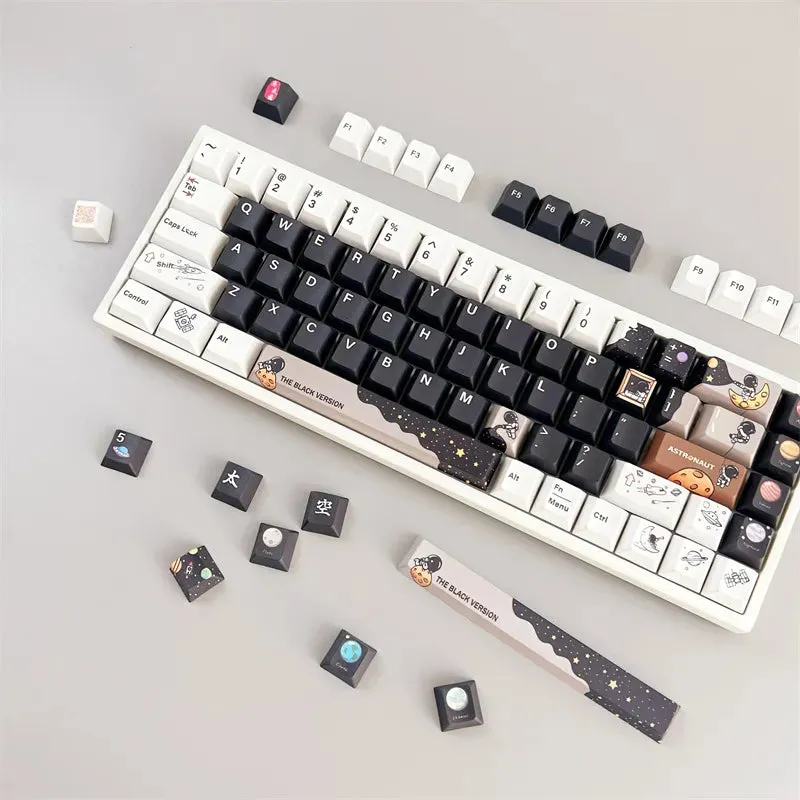 Black and white keycaps set |